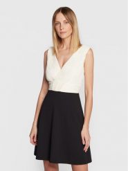DKNY Sukienka koktajlowa DD2G3058 Kolorowy Regular Fit. Sukienki DKNY, bez wzorów, z syntetyku, wizytowe, bez kołnierzyka, bez ramiączek. Za 399.99 zł.