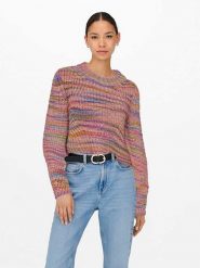 ONLY Sweter ze wzorem rozmiar: L. Swetry Only, l, bez wzorów, ze splotem, bez ramiączek. Za 99.45 zł.