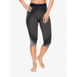 Legginsy termoaktywne damskie Odlo Performance Warm Blackcomb BL Bottom 3/4. Czarne bielizna sportowa Odlo, xs, bez wzorów. Za 272.99 zł.
