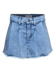 Blue Effect Dżinsowe spódnico-spodenki w kolorze niebieskim rozmiar: 146. Niebieskie szorty Blue Effect, bez wzorów. Za 104.99 zł.