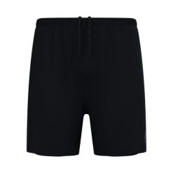 Pantalon Odlo Short 2-en-1 Essential. Czarne spodnie sportowe Odlo, na lato, s, bez wzorów, trekkingowe. Za 269.99 zł.