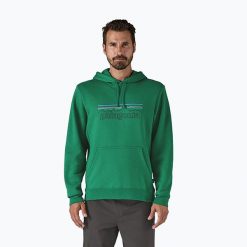 Bluza Patagonia P-6 Logo Uprisal p-6 outline/heartleaf. Zielone bluzy Patagonia, bez wzorów, bez kaptura. Za 349.99 zł.