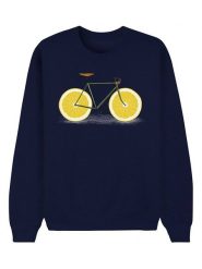 WOOOP Bluza "Zest" w kolorze granatowym rozmiar: XL. Niebieskie bluzy Wooop, xl, bez wzorów, z bawełny, bez kaptura. Za 97.05 zł.