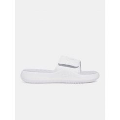 Klapki Sportowe Under Armour W Ignite Pro 8 Sl 8. Białe klapki Under Armour, bez wzorów, bez obcasa. W wyprzedaży za 122.62 zł.