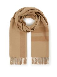 Lanerossi Kaszmirowy szal "Senna" w kolorze jasnobrązowym - 190 x 35 cm rozmiar: onesize. Brązowe szaliki Lanerossi, bez wzorów, z kaszmiru. Za 282.99 zł.