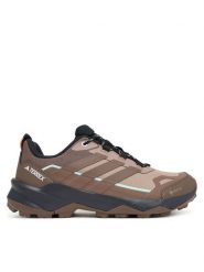 Adidas Trekkingi Terrex Skychaser AX5 GORE-TEX JH7806 Brązowy. Brązowe obuwie sportowe Adidas, z gore-texu, trekkingowe. Za 529.99 zł.