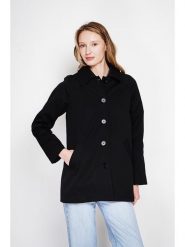 ASSUILI Kurtka przjściowa w kolorze czarnym rozmiar: 34. Czarne kurtki Assuili, bez wzorów, bez kaptura. Za 382.99 zł.