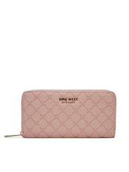 Nine West Portfel NW-W1-007-SS25 Różowy. Czerwone portfele Nine West, bez wzorów, z materiału. Za 79.99 zł.