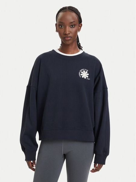 BOSS Bluza C Ever 6 50567113 Granatowy Oversize. Niebieskie bluzy Boss, m, bez wzorów, z bawełny, bez kaptura. Za 554.99 zł.