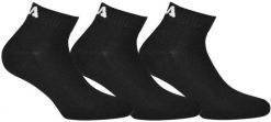 Czarne skarpetki Fila Regular Fit, 3 pary 35-38. Czarne skarpety 661, bez wzorów, z bawełny. Za 112.99 zł.