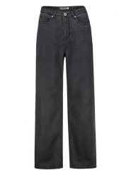 Sublevel Dżinsy - Comfort fit - w kolorze czarnym rozmiar: S. Czarne jeansy Sublevel, s, z aplikacjami, z podwyższonym stanem. Za 123.25 zł.