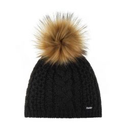 Czapka Eisbar Afra Lux MÜ. Czarne czapki Eisbar, bez wzorów, z materiału. Za 175.00 zł.