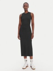 Reebok Sukienka codzienna Reebok x Ewa Chodakowska Lenka RK25617CCW Czarny Slim Fit. Czarne sukienki Reebok, na co dzień, l, bez wzorów, z syntetyku, bez kołnierzyka, bez ramiączek, proste. Za 299.99 zł.