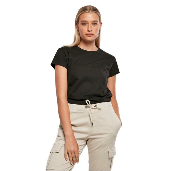 Koszulka damska Urban Classics Boxy GT. Czarne koszulki sportowe Urban Classics, bez wzorów, bez ramiączek. Za 160.50 zł.