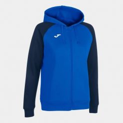 Bluza sportowa damska Joma Academy IV. Niebieskie bluzy Joma, xl, bez wzorów, bez kaptura. Za 277.00 zł.
