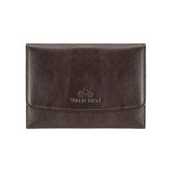 Skórzany portfel w kolorze brązowym - (S)14 x (W)10 cm. Brązowe portfele Kazar, Wittchen, bez wzorów, z materiału. W wyprzedaży za 149.95 zł.