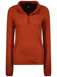 Geographical Norway Bluza polarowa "Ulyssia" w kolorze jasnobrązowym rozmiar: S. Brązowe bluzy Geographical Norway, s, bez wzorów, z polaru, bez kaptura. Za 79.21 zł.