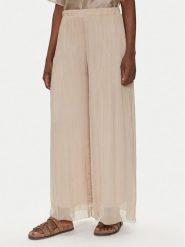 Bomboogie Spodnie palazzo PW8992TSET5 Beżowy Relaxed Fit. Brązowe spodnie materiałowe Bomboogie, s, bez wzorów, z materiału. Za 399.99 zł.