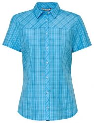Koszula-bluzka damska Tacun Shirt II. Czerwone koszule Vaude, bez wzorów, z materiału, bez kołnierzyka, bez ramiączek. Za 239.00 zł.
