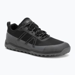Buty berefoot damskie Xero Shoes Scrambler Trail Low WP. Czarne trekkingi XERO SHOES, trekkingowe. Za 689.99 zł.
