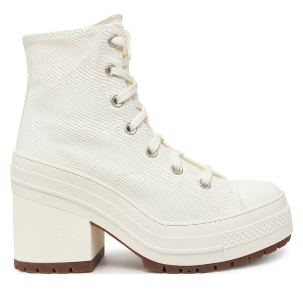 Trzewiki Converse. Botki Converse, bez wzorów, bez obcasa, na słupku, bez zapięcia. Za 399.99 zł.