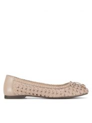 Lasocki Baleriny CEO-WI45-550-01 Beżowy. Brązowe baleriny Lasocki, bez wzorów, ze skóry, bez obcasa. Za 199.99 zł.