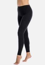 Legginsy do biegania damskie Teyli Konni. Czarne legginsy Teyli, s, bez wzorów, z bawełny, z obniżonym stanem, długie. Za 149.95 zł.