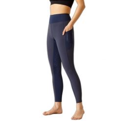 Damskie legginsy jeździeckie o średniej przyczepności Ariat Boreas. Niebieskie legginsy Ariat, m, bez wzorów, z elastanu. Za 617.50 zł.