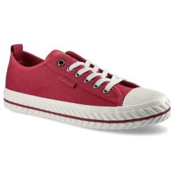 Czerwone Trampki Big Star Damskie Modne Obuwie. Czerwone trampki Big Star, bez wzorów, z gumy, bez zapięcia. Za 89.99 zł.