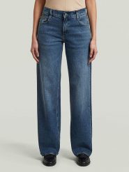 G-Star Dżinsy - Loose fit - w kolorze niebieskim rozmiar: W32/L30. Niebieskie jeansy G-Star, l, z aplikacjami. Za 226.10 zł.