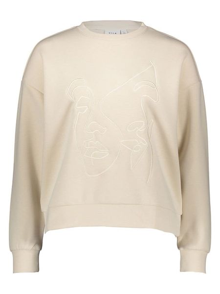 Vila Bluza w kolorze kremowym rozmiar: L. Brązowe bluzy Vila, l, bez wzorów, bez kaptura. Za 114.95 zł.