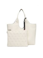 KARL LAGERFELD Torebka A3W30096 Biały. Białe torebki klasyczne KARL LAGERFELD, bez wzorów, ze skóry, bez dodatków. Za 1,099.00 zł.