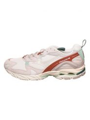 Mizuno Skórzane buty "Wave Rider" w kolorze beżowym do biegania rozmiar: 43. Brązowe obuwie sportowe Mizuno, z materiału, bez zapięcia, do biegania. Za 259.74 zł.