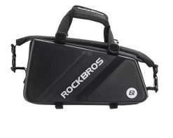 Torba na bagażnik rowerowy Rockbros 30140090001 (11,6l). Czarne torby na ramię ROCKBROS, bez wzorów, z materiału, na ramię, duże, bez dodatków. Za 187.00 zł.