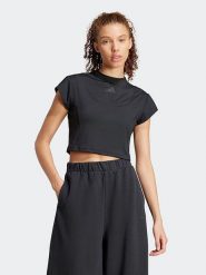 Adidas Koszulka w kolorze czarnym rozmiar: XL. Czarne bluzki Adidas, xl, bez wzorów, bez kołnierzyka, bez ramiączek. Za 96.95 zł.