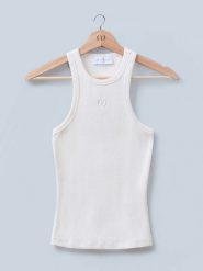 LeGer Top "Dena" w kolorze białym rozmiar: 40. Białe koszulki sportowe LeGer, bez wzorów, bez ramiączek. Za 100.75 zł.