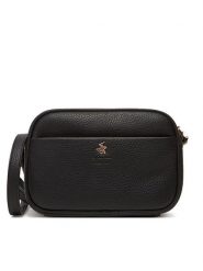 Beverly Hills Polo Club Torebka CEO-BHPC-C-012-08 Czarny. Czarne listonoszki Beverly Hills Polo Club, bez wzorów, z materiału, bez dodatków. Za 179.99 zł.