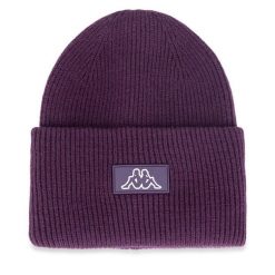 Czapka Kappa. Fioletowe czapki Kappa, bez wzorów. Za 59.99 zł.