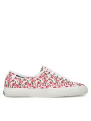 Superga Tenisówki S71472W Różowy. Czerwone trampki Superga, bez wzorów, z materiału, bez zapięcia. Za 179.99 zł.