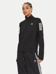 Adidas Bluza techniczna Own the Run IK7440 Czarny Regular Fit. Czarne bluzy Adidas, m, bez wzorów, z syntetyku, bez kaptura. Za 219.99 zł.