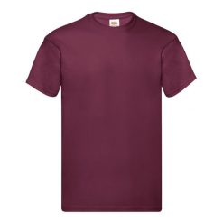 Oryginalna Bawełniana Koszulka Unisex Dla Dorosłych. Brązowe bluzki FRUIT OF THE LOOM, xl, bez wzorów, z bawełny, sportowe, bez kołnierzyka, bez ramiączek. Za 33.99 zł.