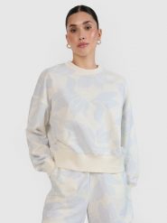 4F Bluza dresowa nierozpinana bez kaptura damska - multikolor S. Bluzy 4f, s, bez wzorów, z bawełny, bez kaptura. W wyprzedaży za 99.99 zł.