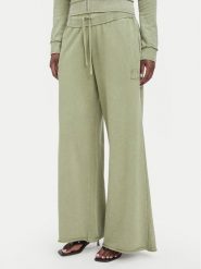 Juicy Couture Spodnie dresowe JCWBJ226321 Khaki Relaxed Fit. Brązowe spodnie dresowe Juicy Couture, m, bez wzorów, z bawełny. Za 349.99 zł.