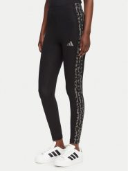 Adidas Legginsy Seasonal Essentials Print 3-Stripes KS7984 Czarny Slim Fit. Czarne legginsy Adidas, l, bez wzorów, z bawełny. Za 149.99 zł.