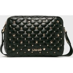 Liu Jo - Torebka. Czarne torby na ramię Liu Jo, bez wzorów, z materiału, casualowe, na ramię, małe, pikowane, bez dodatków. W wyprzedaży za 339.90 zł.