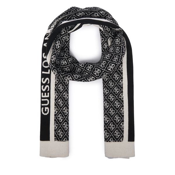 Szalik Guess. Czarne szaliki Guess, z aplikacjami. Za 234.99 zł.