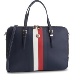 Torba na laptopa TOMMY HILFIGER - Honey Computer Bag AW0AW06485 901. Niebieskie torby na laptopa TOMMY HILFIGER, bez wzorów, ze skóry ekologicznej. W wyprzedaży za 419.00 zł.