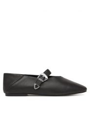 Tommy Jeans Baleriny Tjw Ballerina Nappa Leather EN0EN03043 Czarny. Czarne baleriny Tommy Jeans, bez wzorów, z jeansu, bez obcasa. Za 449.99 zł.