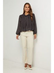 L'armoire de Suzette Bluzka w kolorze czarnym rozmiar: 38/40. Czarne bluzki L'armoire de Suzette, l, bez wzorów, klasyczne, bez kołnierzyka, bez ramiączek. Za 86.99 zł.