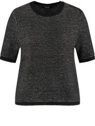 TAIFUN Sweter w kolorze czarnym rozmiar: 40. Czarne swetry Taifun, bez wzorów, bez ramiączek. Za 144.58 zł.